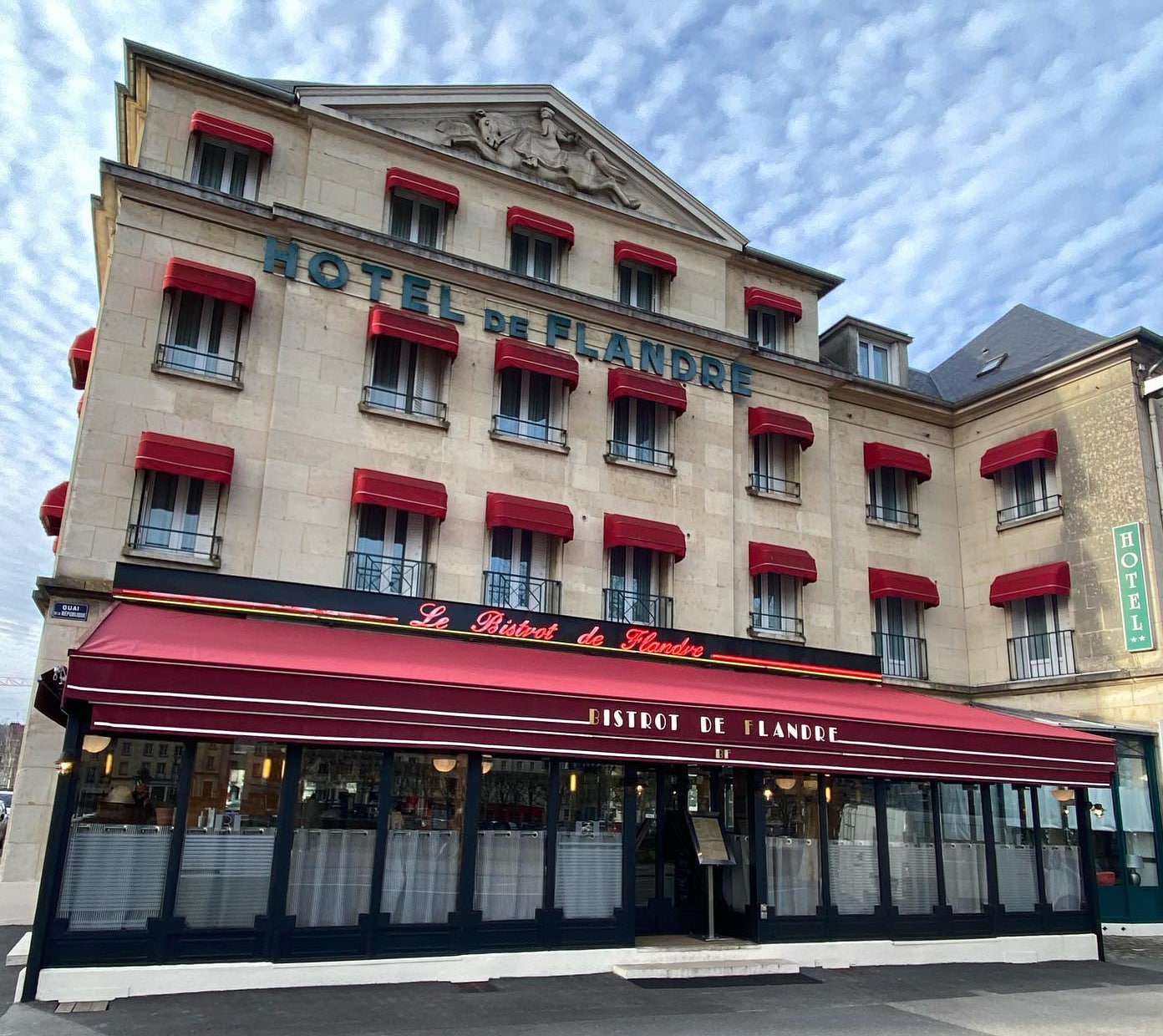 Restaurant - Bistrot de Flandre (enseigne et store)